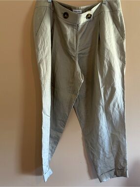 Calvin Klein Light khaki Pleated Dress Pants